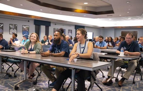 Participants attend conference at ODU.